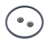 BEELUKY WMF Pressure Cooker Replacement Parts 22 cm Sealing Ring Replacement Part Sealing Ring for WMF and 2 x Cooking Signal Seal Cooking Pot Rubber Seal for 2.5 L - 8.5 L WMF Sicomatic Fissler
