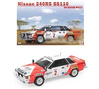 Beemax 1/24 Nissan 240 RS Rally Safari 1984 Model Kit