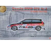 Beemax 1/24 Honda Civic EF3 Gr.A 1989 Macau Guia Race #20 Razo - BX24032