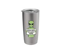 Been Here The Whole Time Alien Humor Stainless Steel Insulated Tumbler