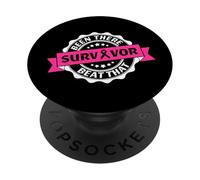 Been There Beat That, Survivor, Breast Cancer Awareness PopSockets Adhesive PopGrip