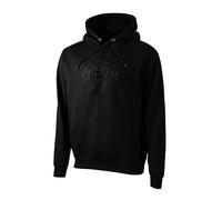 Been There Unisex's Chelsea Blackout Hoodie Sweatshirt, Black, Large-4X-Large
