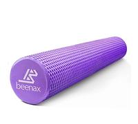 Beenax Foam Roller 90cm - Lightweight Muscle Roller for Fitness, Pilates, Yoga, Physio, Trigger Point, Deep Tissue, Joint Massage, Pain Relief - Designed to Relieve Stress and Relax Tight Muscles