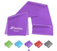 Beenax Resistance Band For Men & Women - Exercise Band to Build Muscle, Flexibility, Strength for Pilates, Yoga, Rehab, Stretching, Fitness, Gym, Physio, Strength Training and Workout