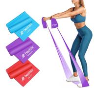 Beenax Resistance Band For Men & Women - Exercise Band to Build Muscle, Flexibility, Strength for Pilates, Yoga, Rehab, Stretching, Fitness, Gym, Physio, Strength Training and Workout