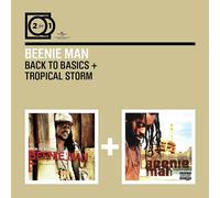 BEENIE MAN - 2 FOR 1: BACK TO BASICS/TROPICAL STORM 2 CD NEW