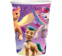 BeenSmile, My Little Pony Cups, Children's Cups, Children's Birthday Decoration, Party Supplies, 8 Units, 250 Ml