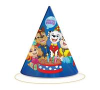 BeenSmile, PAW PATROL HATS, Cardboard Hats, Children's Birthday Decoration, Birthday Party Hats, 6 Pcs.