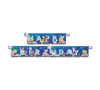 BeenSmile, SpongeBob Squarepants' Birthday Party Garland, Happy Birthday Garland - Children's Birthday Decoration - Children's Parties, Birthdays and Celebrations - Party Supplies - 1 Piece