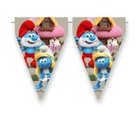 BeenSmile, THE SMURFS FLAG, Children's Birthday Decoration, Party, Celebration and Anniversary Items, 1 Piece, 3 M