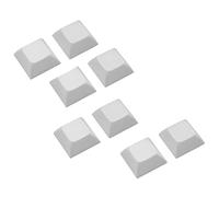 BEEOFICEPENG 74 Pieces PBT Keycaps DSA 1U Keycaps for MX Custom White