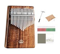 BEEOFICEPENG Kalimba Thumb Piano Accessory Part Kit for Adults and Children, Performance Grade Intonation with Kalimba Sheet Music (17 Keys)