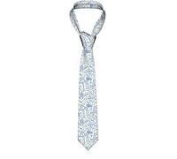 BEEOFICEPENG Mens Ties Mathematical Pattern Men's Neckties Business Neckties Suit Tie Soft Wedding Gentleman Formal Tie