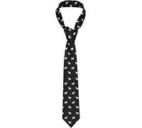 BEEOFICEPENG Mens Ties,Westie West Highland Terrier Dog,Men's Neckties Business Neckties Suit Tie Soft Wedding Gentleman Formal Tie