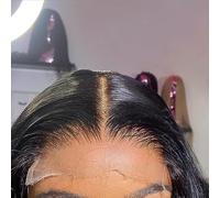 BEEOS 5x5 SKINLIKE Real HD Lace Closure, 0.10mm Ultra-thin Invisible HD Lace Single Knot Pre-Plucked Full Cuticle Aligned Brazilian Human Hair Closure Silky Straight Natural Black 14 Inch