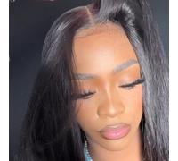 BEEOS Body Wave 2x6 SKINLIKE Real HD Lace Closure Only, Pre Plucked Human Hair Closures Bleached Knots 0.10mm Ultra-thin Invisible HD Lace 20 Inch