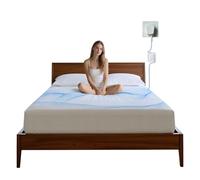 BEEOT Grounding Fitted Sheet Super King Size Grounded Bed Sheet With 90% Organic Cotton 10% Pure Silver Fbire For Better Sleep (Beige, Super King 180x200x35cm)