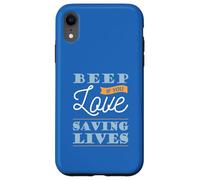 Beep If You Love Saving Lives Cool Job Career Case for iPhone XR