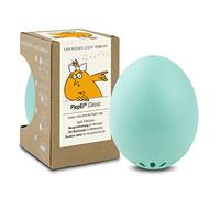 BeepEgg Classic Turquoise - Egg Timer for Boiling Eggs - Musical Egg Cooker for Soft, Medium, Hard Boiled Eggs - Food Safe - Singing Floating Egg Timer - for 3 Levels of Doneness - Brainstream
