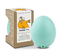 Beepegg Egg Basic Turquoise - Egg Timer for Boiling Eggs - Musical Egg Cooker for Soft, Medium, Hard Eggs - Food Safe - Singing Floating Egg Timer - Egg Cooker for 3 Levels of Doneness - Brainstream