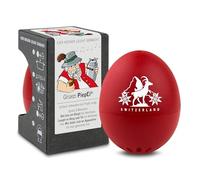 BeepEgg Grüezi - Singing timer for cooking eggs - Egg cooker with 3 cooking levels - Swiss gift idea - Fun egg timer - PiepEi