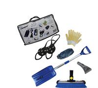 BEEPER 7 Piece Kit/Carry Bag/Snow Shovel/Rotating Brush/Scraper KN7