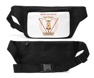 Beeping The Horn On Dads Scooter is A Fond Childhood Memory for Many Unisex Waist Bag Black