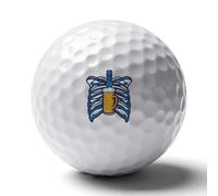 Beer And Bones Personalized Printed Golf Balls Funny Practice Ball Gifts for Men Women Golfers