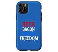 Beer Bacon Guns And Freedom Novelty Tee Humor Case for iPhone 11 Pro