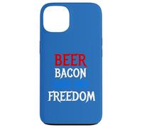 Beer Bacon Guns And Freedom Novelty Tee Humor Case for iPhone 13