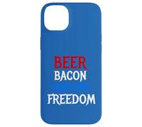 Beer Bacon Guns And Freedom Novelty Tee Humor Case for iPhone 14 Plus