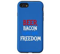 Beer Bacon Guns And Freedom Novelty Tee Humor Case for iPhone SE (2020) / 7/8