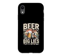 Beer Bait And Big Lies The Fish Was Definitely Bigger Case for iPhone XR
