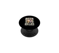 Beer Bait And Big Lies The Fish Was Definitely Bigger PopSockets Adhesive PopGrip