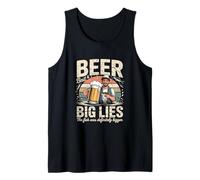 Beer Bait and Big Lies The Fish was Definitely Bigger Tank Top