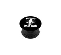 Beer Belly Working On My Dad Bod Funny Father's Day PopSockets Adhesive PopGrip