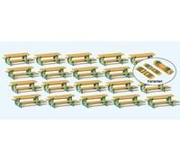 Preiser 24707 20 Beer Table Sets, Kit, H0