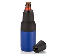 Beer Bottle and Can Cooler with Beer Opener | Stainless Steel Can Cooler Insulated | 12oz Double Wall Vacuum Insulated Can Bottle Cooler | Beer Bottle Cooler Keep Beverage Cold for Hours