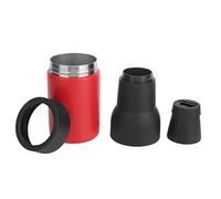 Beer Bottle Insulators Vacuum Double Stainless Steel Beer Bottle Cooler with Nonslip Bottom Bottle Opener for 300 to 400ml Can (Red)