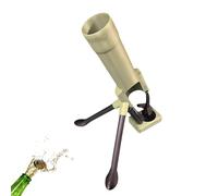Beer Bottle Mortar Bottle Opener, 51mm Cap-Launching Beer Opener - Funny Hands-Free Push-Down Design, Novelty Bar & Desk Accessory, Men's for Home Party, Bar, or Desk Decor