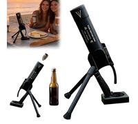 Beer Bottle Mortar Bottle Opener, 51mm Heavy-Duty Cap Launcher, Hands-Free Push Down Tactical Opener, Military Style Beer Opener for Bar, Desk, Army Decor, Gifts for Men