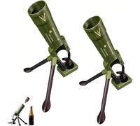 Beer Bottle Mortar Bottle Opener, 51mm Mortar Beer Bottle Opener, Funny Heavy-Duty Tactical Cap Launcher Hands-Free Push Down Bottles Opener for Beer Launcher, Home Party Bar Desk Decor (Set C)