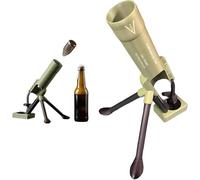 Beer Bottle Mortar Bottle Opener, 51mm Mortar Beer Bottle Opener Novelty Cap-Launching Desk and Bar Accessory, Funny Hands-Free Push Down Opener Men's Exclusive Space for Home, Bar, Party 2026