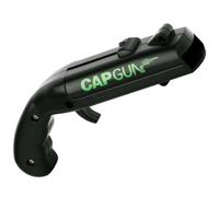 Beer Bottle Opener Cap Gun, Funny Cap Gun Bottle Opener Launcher Shooter, Launches Caps for World Cup Parties, BBQ & Adult Gatherings, Unique Fun Gifts for Men/Husband/Father (Black)