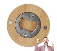 Beer Bottle Opener - Magnetic Bottle Opener for Fridge, Magnetic Tool with Magnet for Fridge - Gift Idea for Parties, Kitchen, Home and Guests