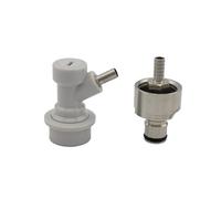 Beer Brewing Carbonation Cap Carbonator & Ball Lock Connector Fit Soft PET Drink Bottles Homebrew Kegging Wine Making Kit(Cap with Gas)