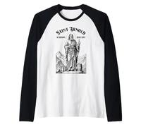 Beer Brewing Patron Saint Arnold Brewmaster Home Brew Raglan Baseball Tee