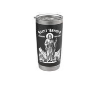 Beer Brewing Patron Saint Arnold Brewmaster Home Brew Stainless Steel Insulated Tumbler
