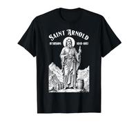 Beer Brewing Patron Saint Arnold Brewmaster Home Brew Value Graphic T-Shirt, Men, Black, M