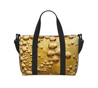 Beer Bubble Printed Travel Bag Duffle Bag for Men Women, Large Water Resistant Gym Bag Weekend Holdall Bag with Shoulder Strap